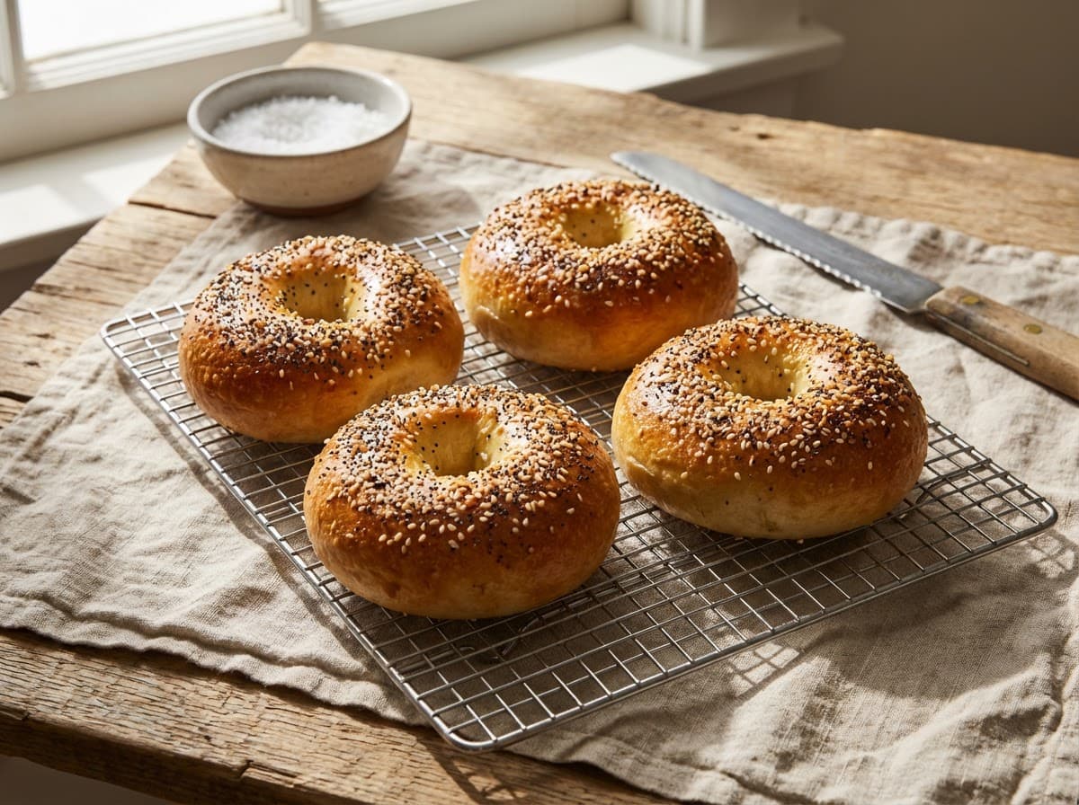 Sourdough Bagels