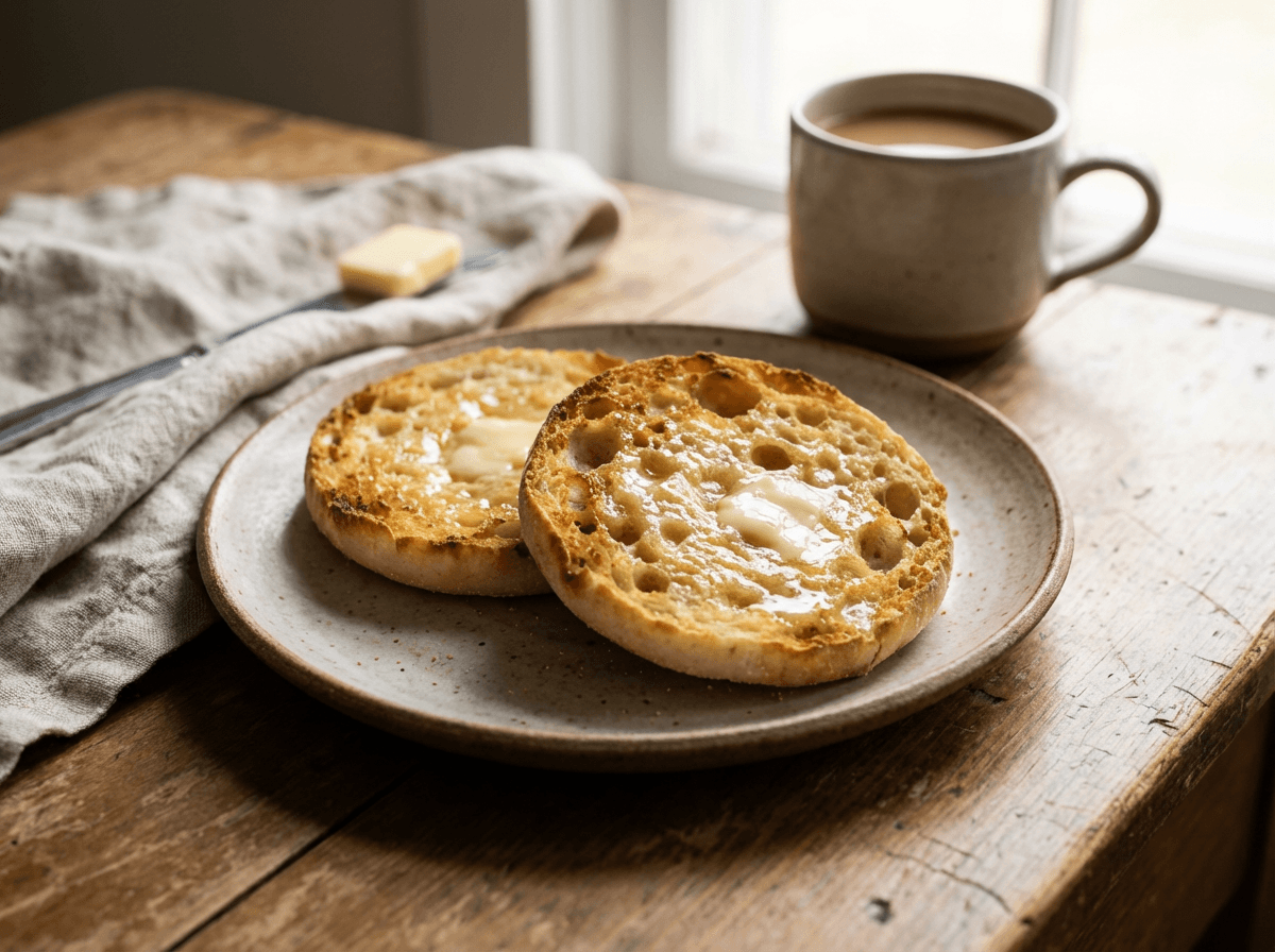 Sourdough English Muffins